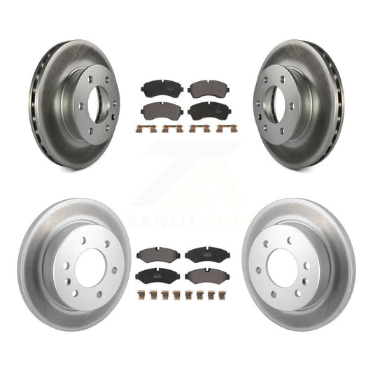 Coated Disc Rotors and Semi-Metallic Brake Pads Kit-KGF-102944 - Kit.bestparts.ca