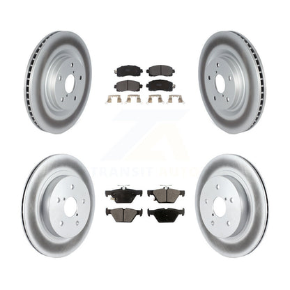 Coated Disc Rotors and Semi-Metallic Brake Pads Kit-KGF-102947 - Kit.bestparts.ca