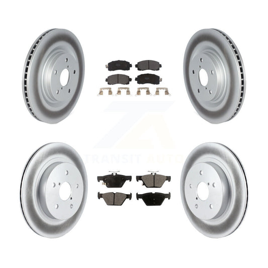 Coated Disc Rotors and Semi-Metallic Brake Pads Kit-KGF-102947 - Kit.bestparts.ca