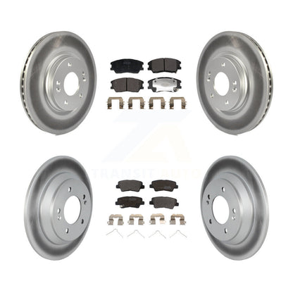 Coated Disc Rotors and Semi-Metallic Brake Pads Kit-KGF-102972 - Kit.bestparts.ca