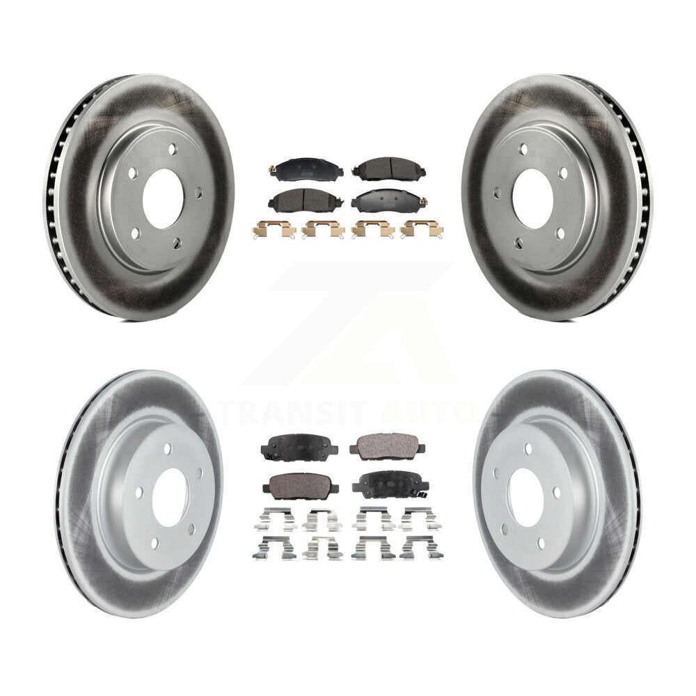 Coated Disc Rotors and Semi-Metallic Brake Pads Kit-KGF-102976 - Kit.bestparts.ca Kit.bestparts.ca
