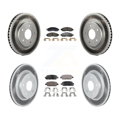 Coated Disc Rotors and Semi-Metallic Brake Pads Kit-KGF-102976 - Kit.bestparts.ca
