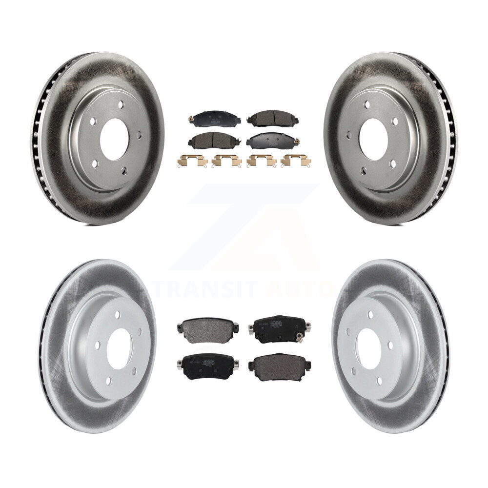 Coated Disc Rotors and Semi-Metallic Brake Pads Kit-KGF-102977 - Kit.bestparts.ca Kit.bestparts.ca