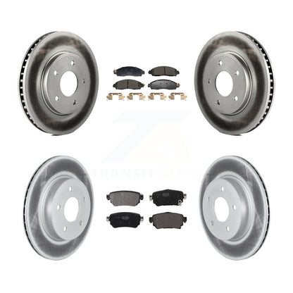 Coated Disc Rotors and Semi-Metallic Brake Pads Kit-KGF-102977 - Kit.bestparts.ca