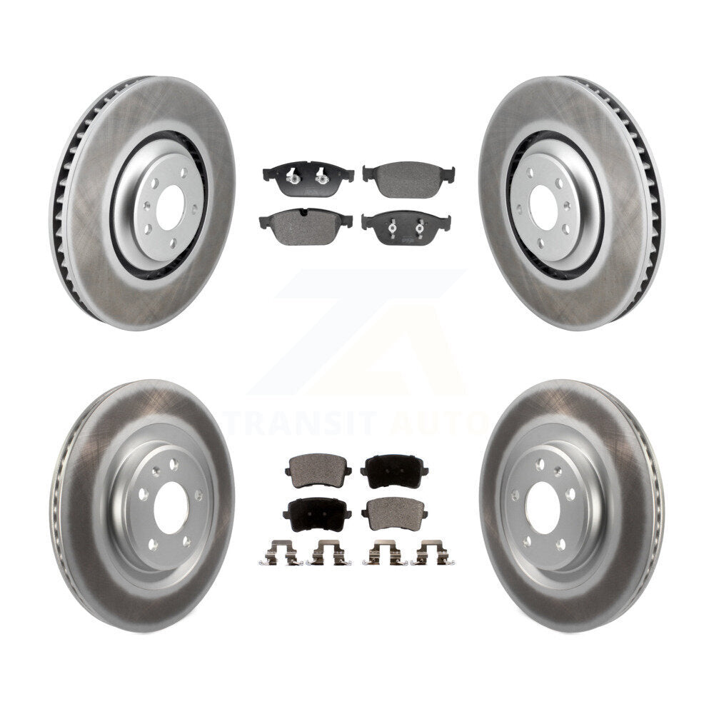 Coated Disc Rotors and Semi-Metallic Brake Pads Kit-KGF-102980 - Kit.bestparts.ca