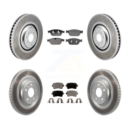 Coated Disc Rotors and Semi-Metallic Brake Pads Kit-KGF-102980 - Kit.bestparts.ca
