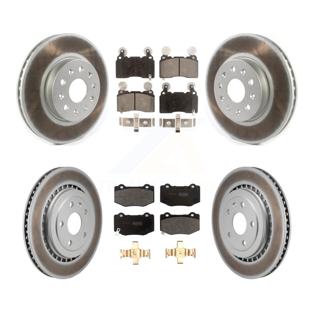 Coated Disc Rotors and Semi-Metallic Brake Pads Kit-KGF-102981 - Kit.bestparts.ca
