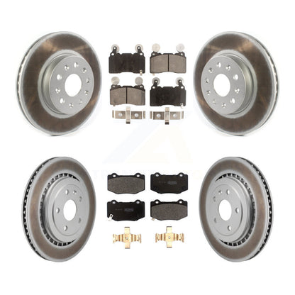 Coated Disc Rotors and Semi-Metallic Brake Pads Kit-KGF-102981 - Kit.bestparts.ca