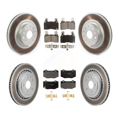Coated Disc Rotors and Semi-Metallic Brake Pads Kit-KGF-102982 - Kit.bestparts.ca