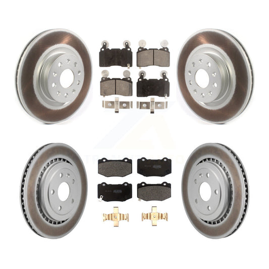 Coated Disc Rotors and Semi-Metallic Brake Pads Kit-KGF-102982 - Kit.bestparts.ca