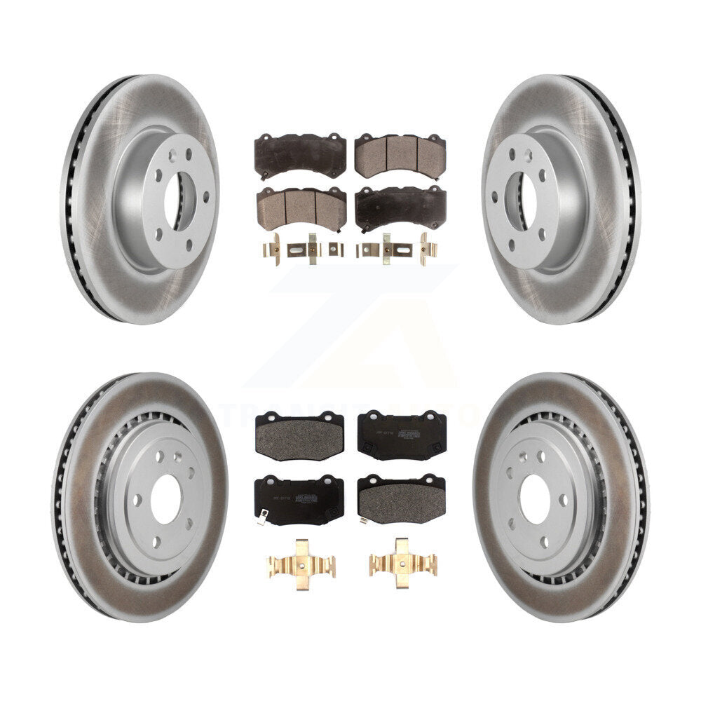Coated Disc Rotors and Semi-Metallic Brake Pads Kit-KGF-102989 - Kit.bestparts.ca Kit.bestparts.ca