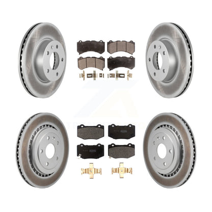 Coated Disc Rotors and Semi-Metallic Brake Pads Kit-KGF-102989 - Kit.bestparts.ca