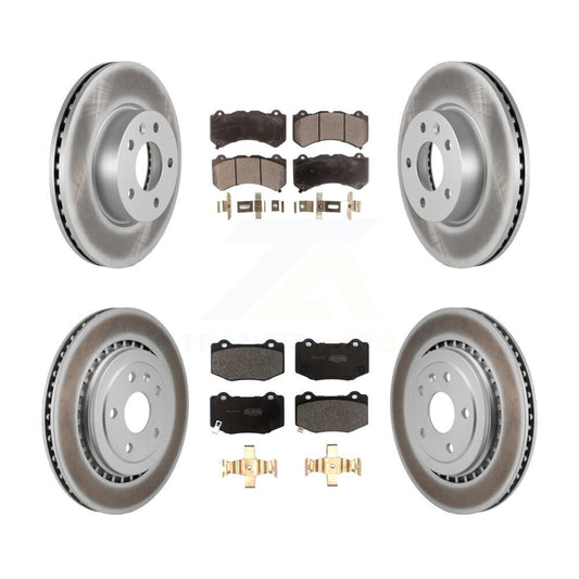 Coated Disc Rotors and Semi-Metallic Brake Pads Kit-KGF-102989 - Kit.bestparts.ca