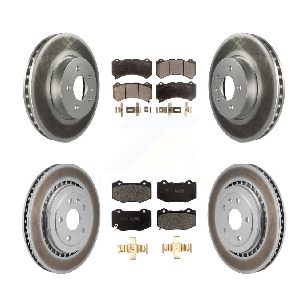 Coated Disc Rotors and Semi-Metallic Brake Pads Kit-KGF-102990 - Kit.bestparts.ca Kit.bestparts.ca