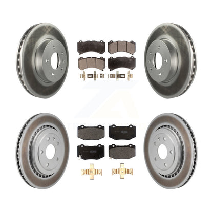 Coated Disc Rotors and Semi-Metallic Brake Pads Kit-KGF-102990 - Kit.bestparts.ca