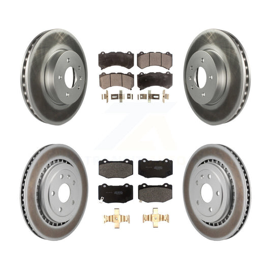 Coated Disc Rotors and Semi-Metallic Brake Pads Kit-KGF-102990 - Kit.bestparts.ca