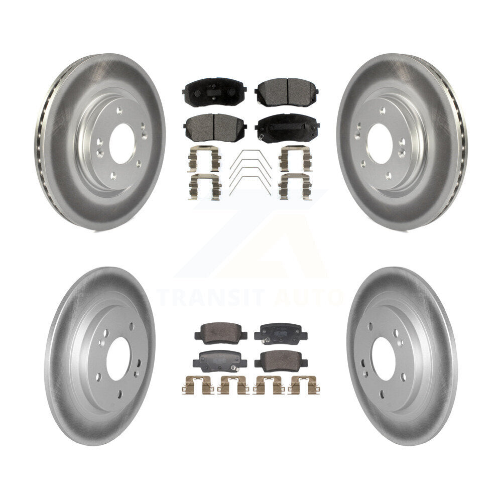 Coated Disc Rotors and Semi-Metallic Brake Pads Kit-KGF-102993 - Kit.bestparts.ca Kit.bestparts.ca