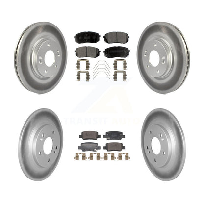 Coated Disc Rotors and Semi-Metallic Brake Pads Kit-KGF-102993 - Kit.bestparts.ca