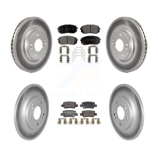 Coated Disc Rotors and Semi-Metallic Brake Pads Kit-KGF-102993 - Kit.bestparts.ca