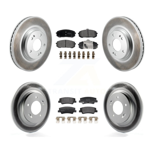 Coated Disc Rotors and Semi-Metallic Brake Pads Kit-KGF-102998 - Kit.bestparts.ca