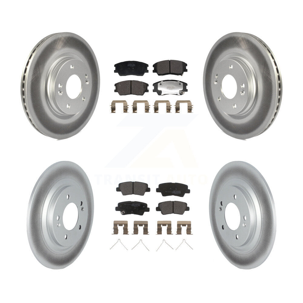 Coated Disc Rotors and Semi-Metallic Brake Pads Kit-KGF-103002 - Kit.bestparts.ca Kit.bestparts.ca