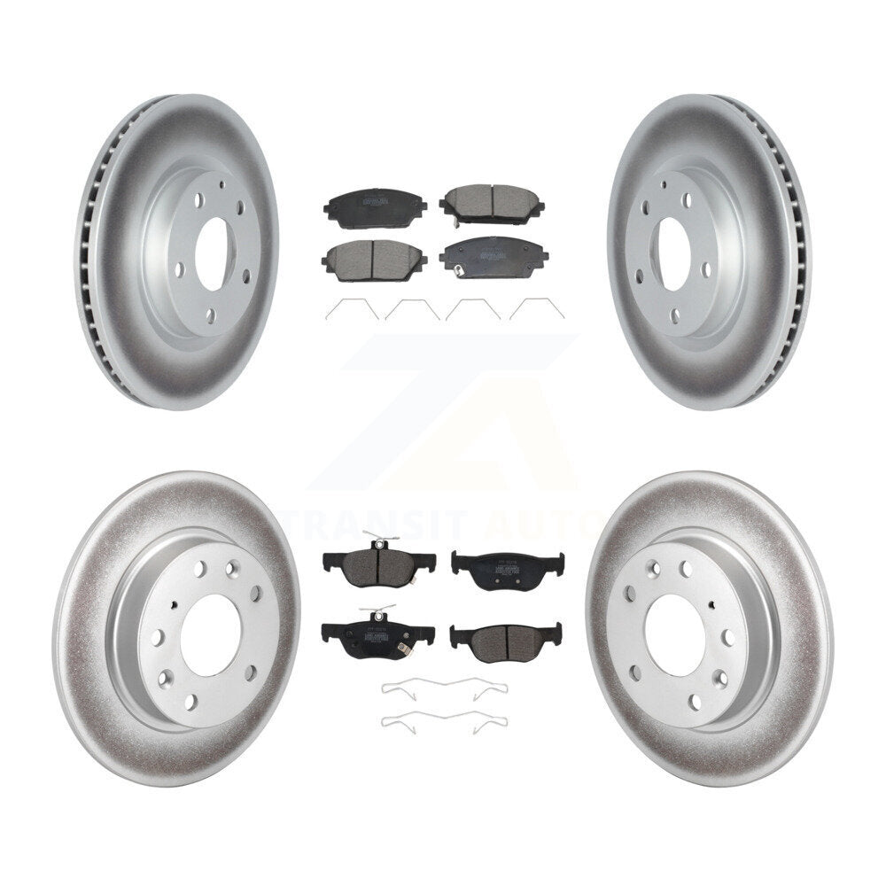 Coated Disc Rotors and Semi-Metallic Brake Pads Kit-KGF-103003 - Kit.bestparts.ca Kit.bestparts.ca