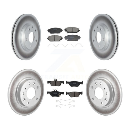 Coated Disc Rotors and Semi-Metallic Brake Pads Kit-KGF-103003 - Kit.bestparts.ca