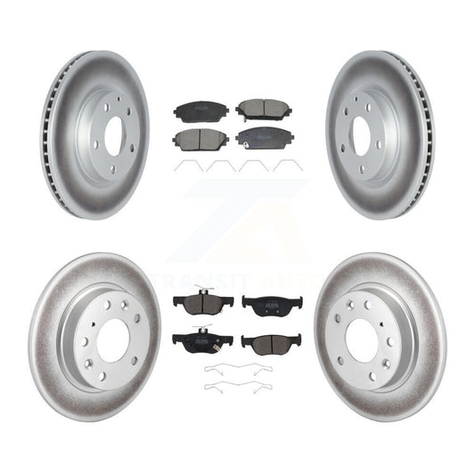 Coated Disc Rotors and Semi-Metallic Brake Pads Kit-KGF-103003 - Kit.bestparts.ca