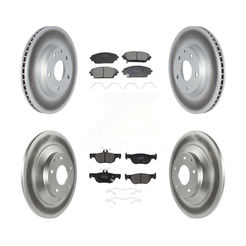 Coated Disc Rotors and Semi-Metallic Brake Pads Kit-KGF-103004 - Kit.bestparts.ca Kit.bestparts.ca