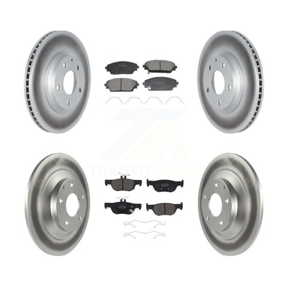Coated Disc Rotors and Semi-Metallic Brake Pads Kit-KGF-103004 - Kit.bestparts.ca