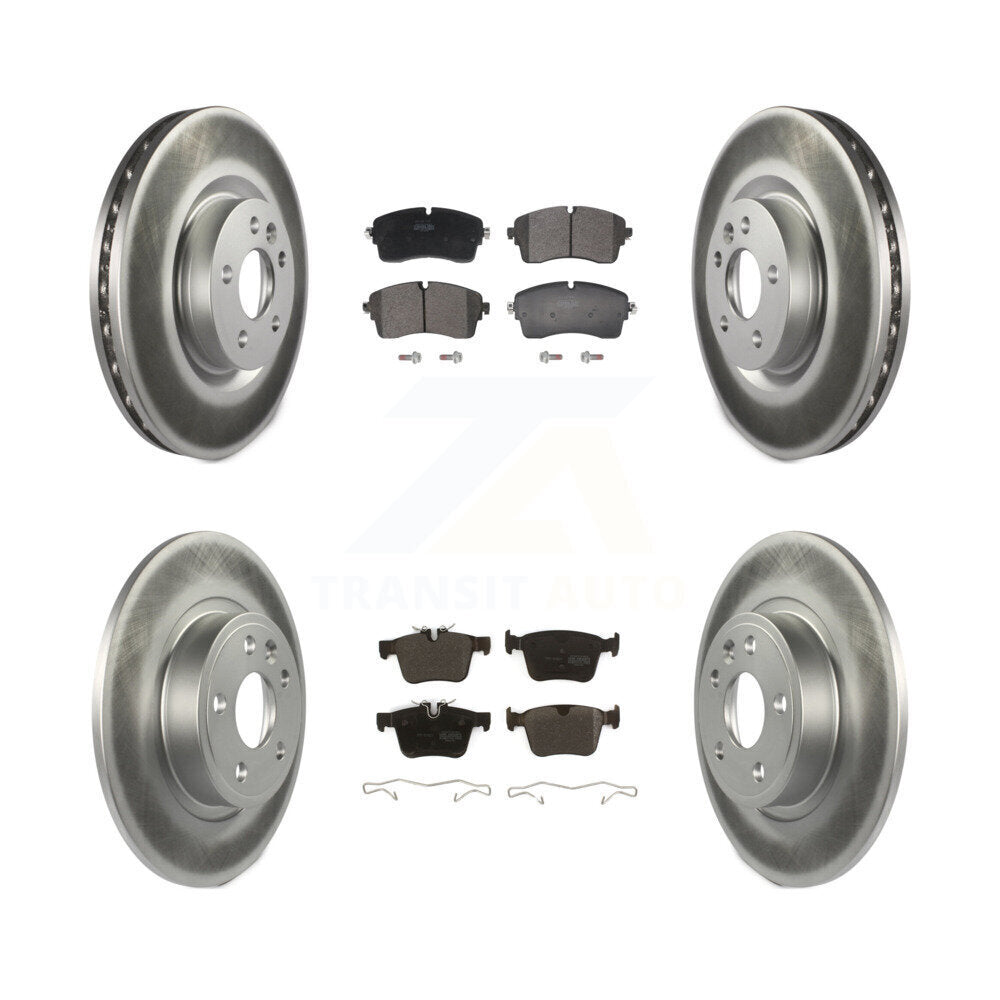Coated Disc Rotors and Semi-Metallic Brake Pads Kit-KGF-103007 - Kit.bestparts.ca