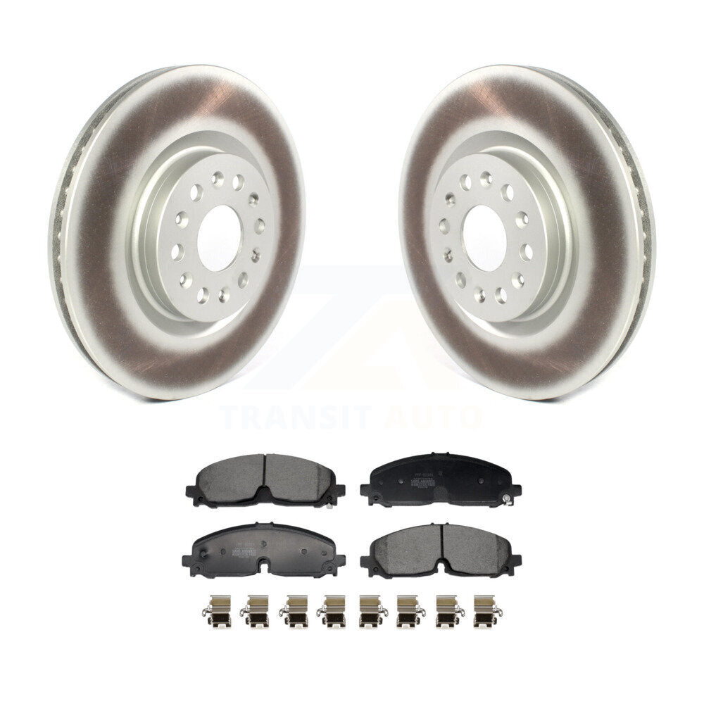 Coated Disc Rotors and Semi-Metallic Brake Pads Kit-KGF-103012 - Kit.bestparts.ca