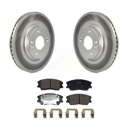 Coated Disc Rotors and Semi-Metallic Brake Pads Kit-KGF-103016 - Kit.bestparts.ca