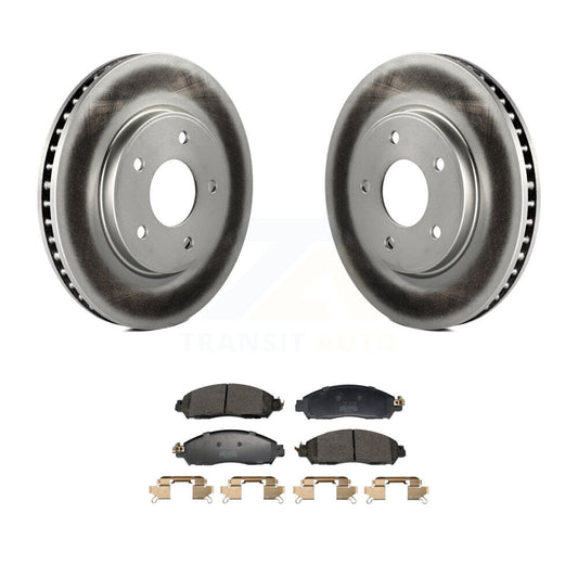 Coated Disc Rotors and Semi-Metallic Brake Pads Kit-KGF-103019 - Kit.bestparts.ca