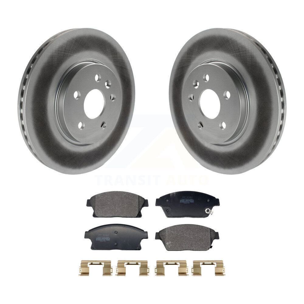 Coated Disc Rotors and Semi-Metallic Brake Pads Kit-KGF-103032 - Kit.bestparts.ca