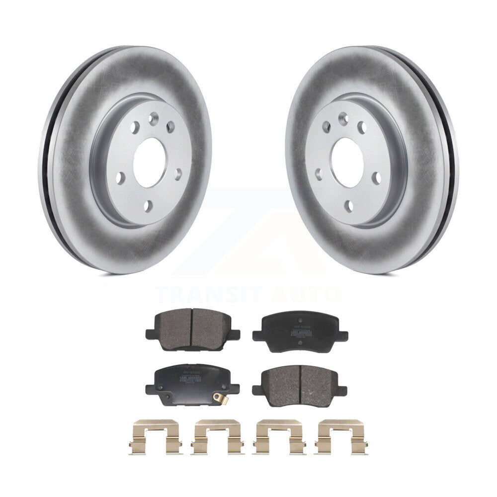 Coated Disc Rotors and Semi-Metallic Brake Pads Kit-KGF-103047 - Kit.bestparts.ca