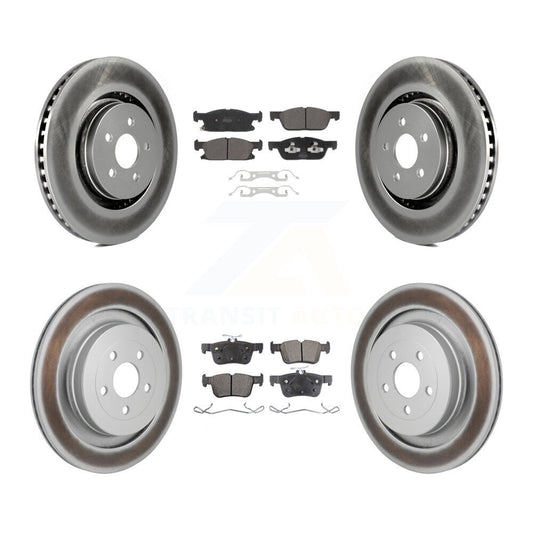 Coated Disc Rotors and Semi-Metallic Brake Pads Kit-KGF-103082 - Kit.bestparts.ca