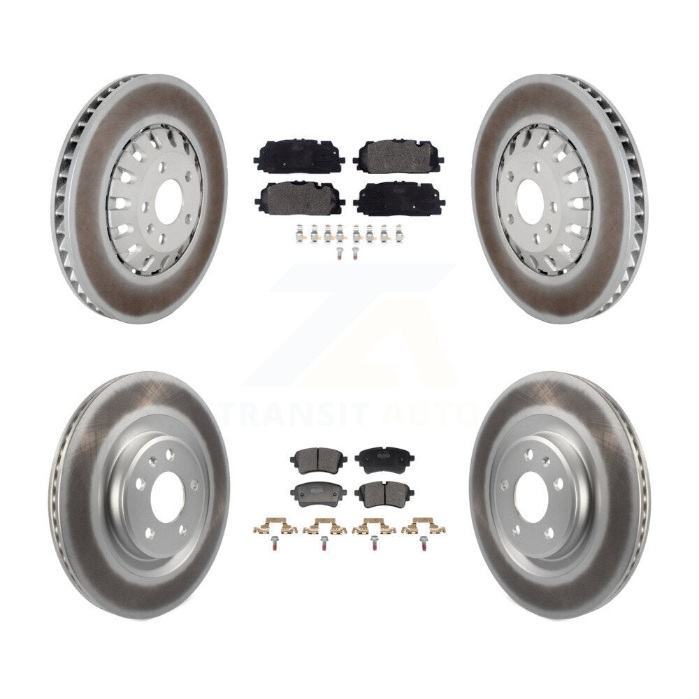 Coated Disc Rotors and Semi-Metallic Brake Pads Kit-KGF-103090 - Kit.bestparts.ca