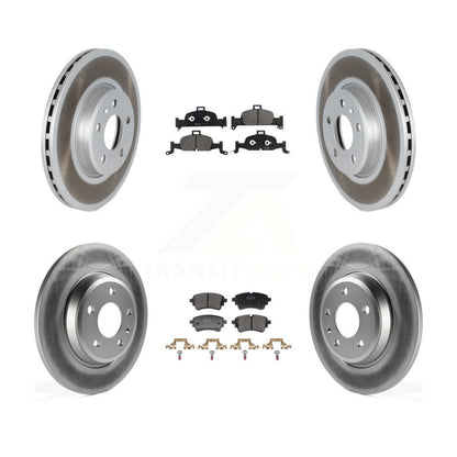 Coated Disc Rotors and Semi-Metallic Brake Pads Kit-KGF-103091 - Kit.bestparts.ca