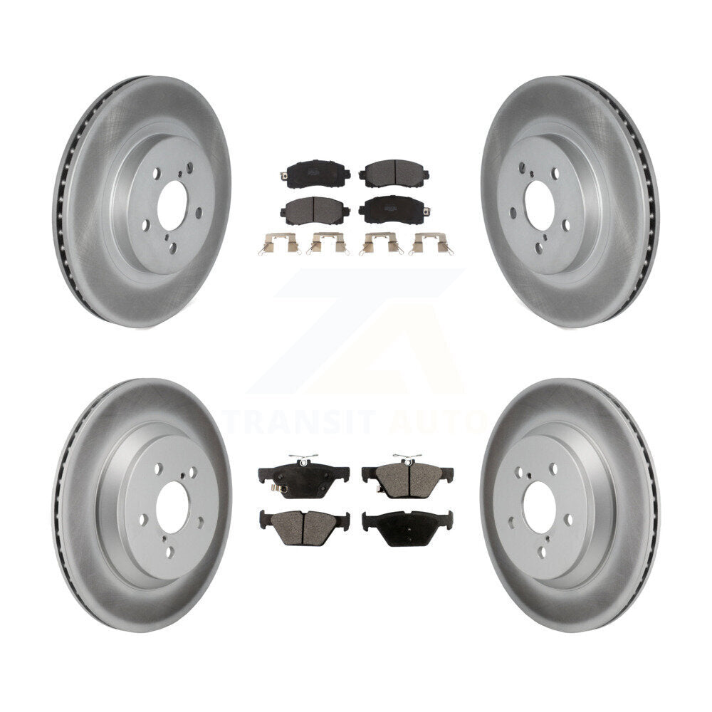 Coated Disc Rotors and Semi-Metallic Brake Pads Kit-KGF-103094 - Kit.bestparts.ca