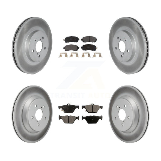 Coated Disc Rotors and Semi-Metallic Brake Pads Kit-KGF-103094 - Kit.bestparts.ca