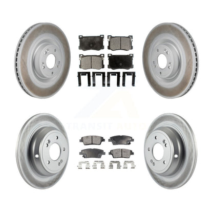 coated disc rotors and semi metallic brake pads-kgf-103095 - Kit.bestparts.ca