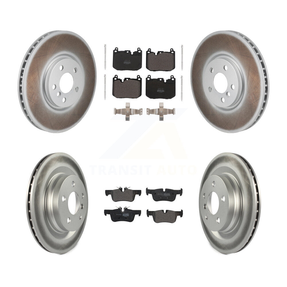 Coated Disc Rotors and Semi-Metallic Brake Pads Kit-KGF-103111 - Kit.bestparts.ca