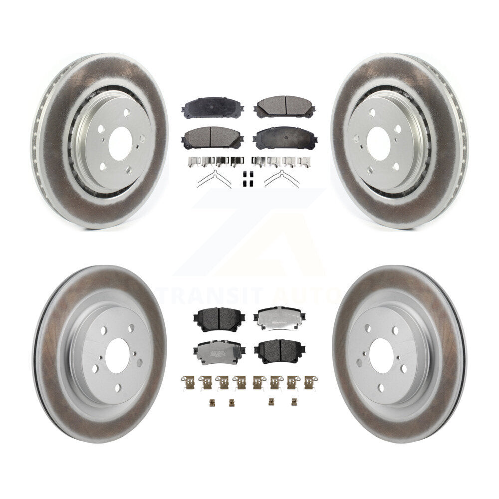 Coated Disc Rotors and Semi-Metallic Brake Pads Kit-KGF-103117 - Kit.bestparts.ca