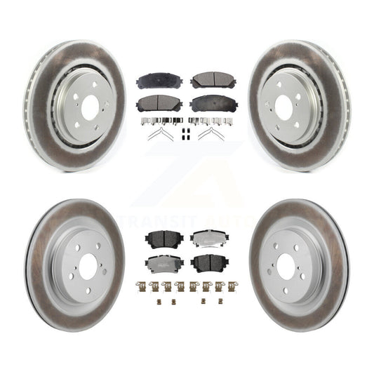 Coated Disc Rotors and Semi-Metallic Brake Pads Kit-KGF-103117 - Kit.bestparts.ca