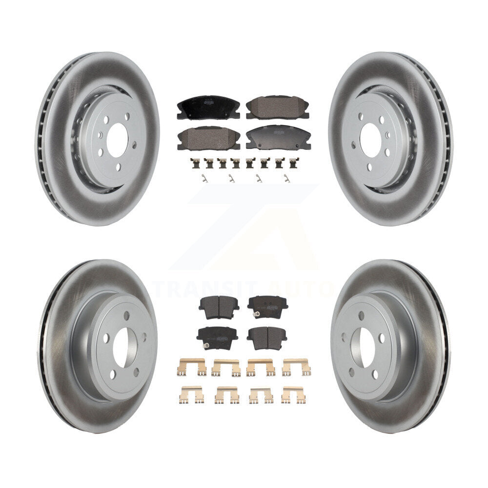 Coated Disc Rotors and Semi-Metallic Brake Pads Kit-KGF-103140 - Kit.bestparts.ca