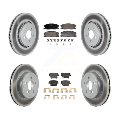Coated Disc Rotors and Semi-Metallic Brake Pads Kit-KGF-103140 - Kit.bestparts.ca