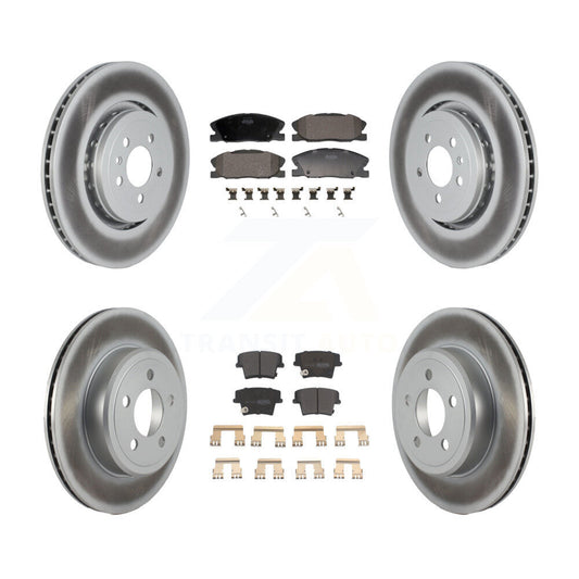 Coated Disc Rotors and Semi-Metallic Brake Pads Kit-KGF-103140 - Kit.bestparts.ca