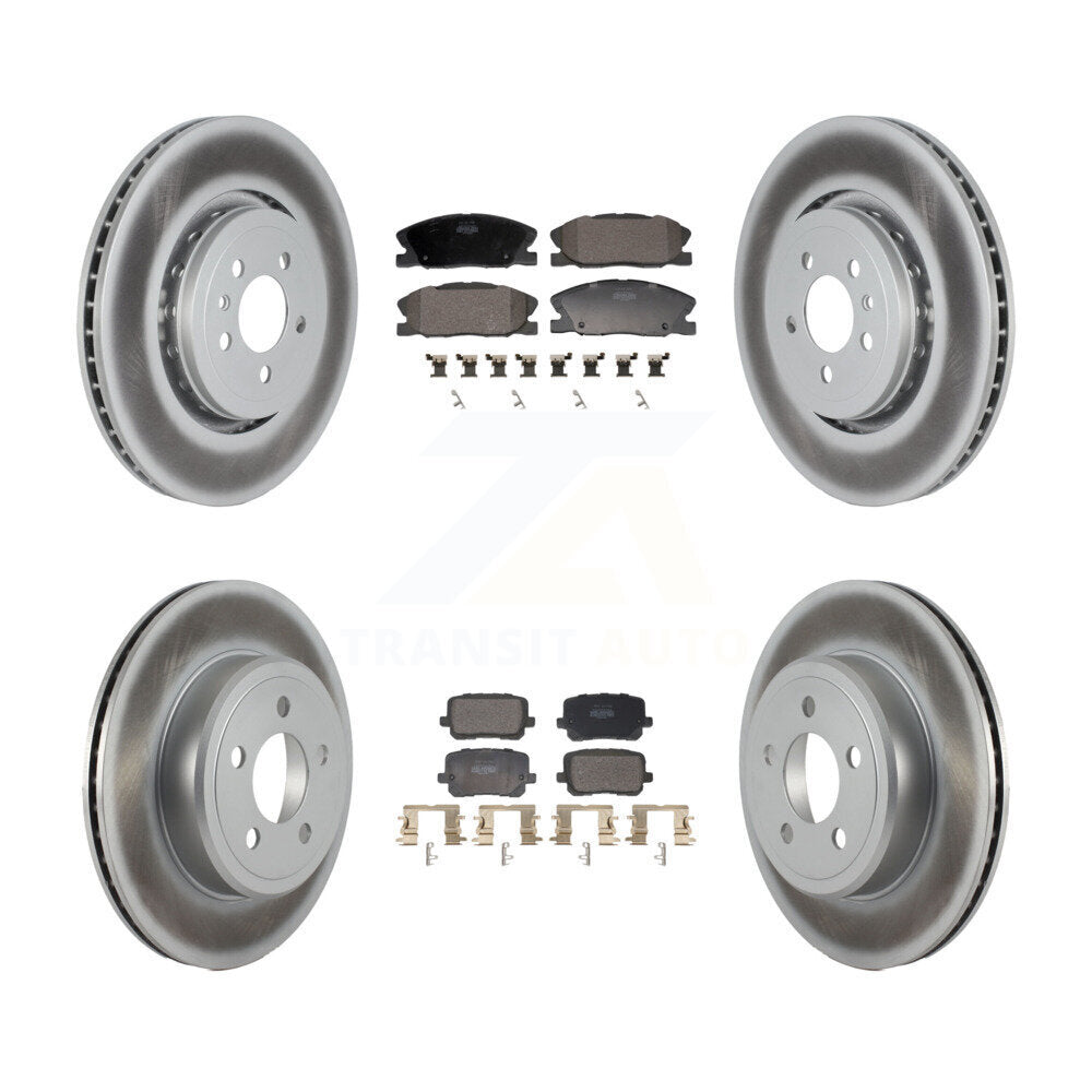 Coated Disc Rotors and Semi-Metallic Brake Pads Kit-KGF-103141 - Kit.bestparts.ca