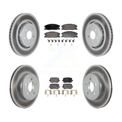 Coated Disc Rotors and Semi-Metallic Brake Pads Kit-KGF-103141 - Kit.bestparts.ca